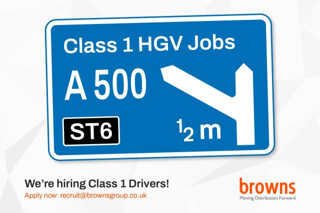 Class 1 Drivers Wanted: Join Browns as we Continue to Grow